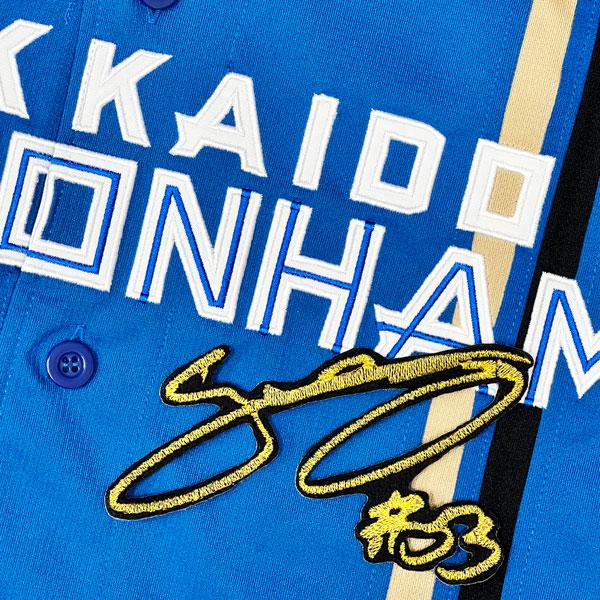 ☆送料無料☆北海道 日本ハム ファイターズ 日ハム 水谷瞬 サイン 黒