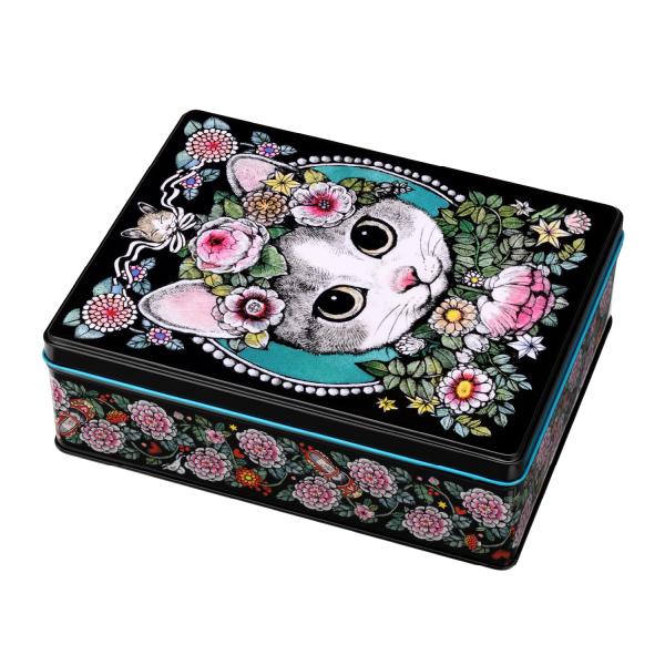 ホルベイン ヒグチユウコ 2024コラボ・ブリキ角缶 おひめさまBOちゃん