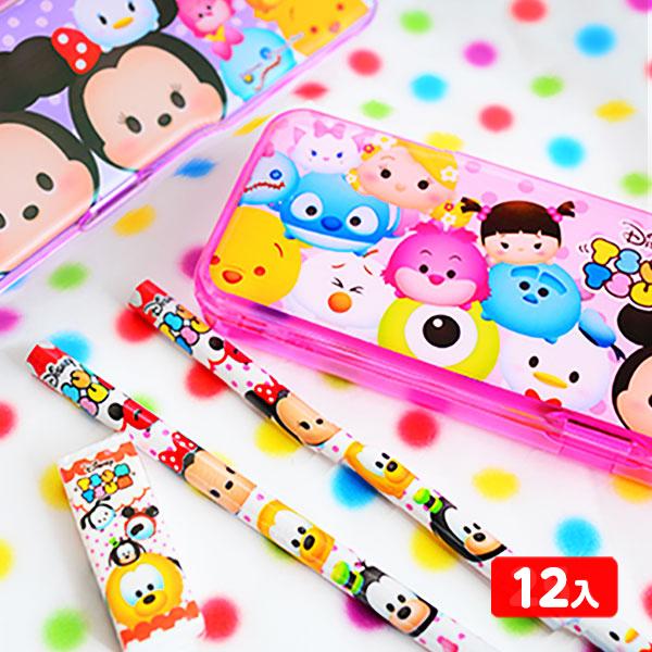 袋入 ディズニー ツムツム プラペンケース入り文具セット 12個入 景品
