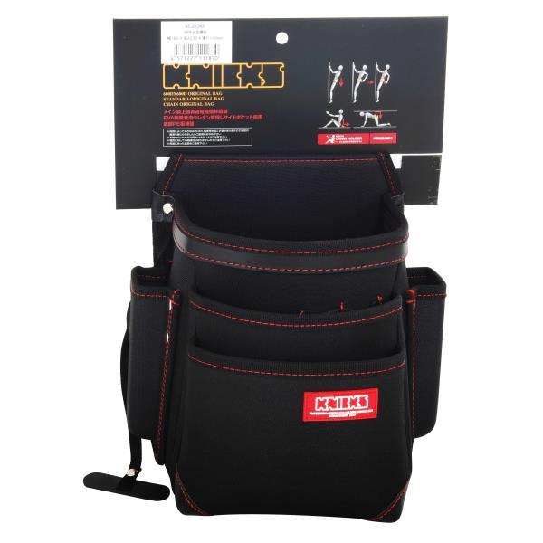 KNICKS（ニックス） 超軽量3段600D生地腰袋 KC-212NS [腰袋 作業袋