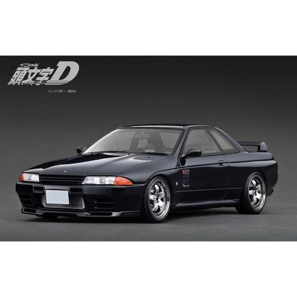 あすつく 1/18 INITIAL D Nissan Skyline GT-R V-specII (BNR32) Black