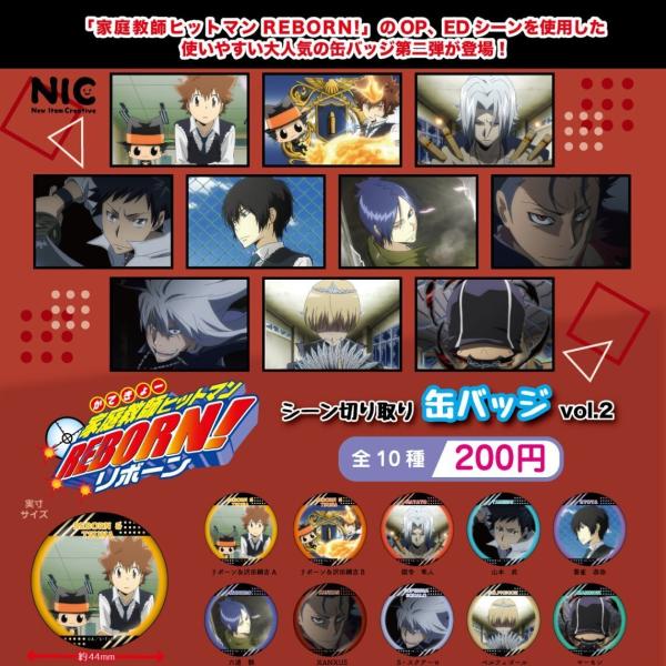 家庭教師ヒットマン REBORN! シーン切り取り缶バッジ vol.2 全10種