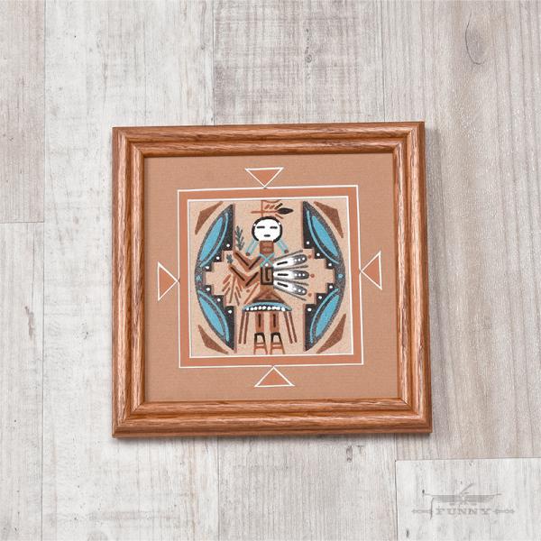 FUNNY公式ストア ナバホ族 サンドペンイント スクエア ネイティブ