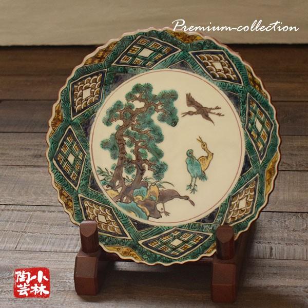 和皿 九谷焼 松鳥額皿 台座付き : 小林陶芸 - 通販 - Yahoo!ショッピング