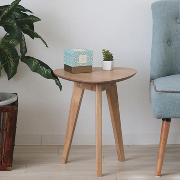 ローテーブル サイドテーブル 幅 40 cm ビスキュイ biscuit 三角 机