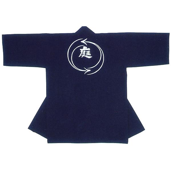 祭り 半纏 長 法被 はっぴ メンズ レディース 袢天 祭半纏 半天 濃紺地