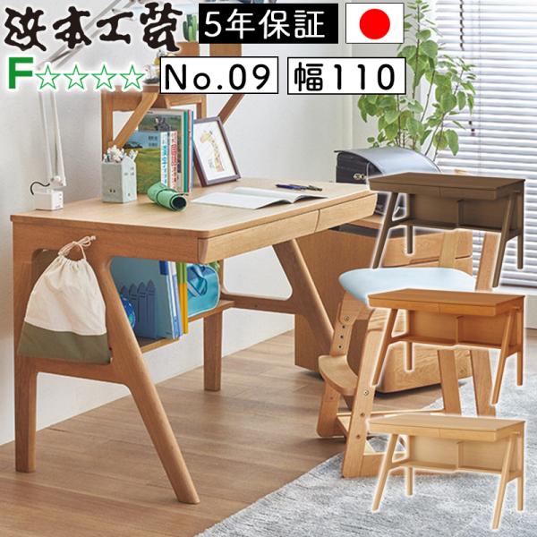 浜本工芸 開梱設置付き 学習デスク No.09 110幅 No.0984デスク No.0980