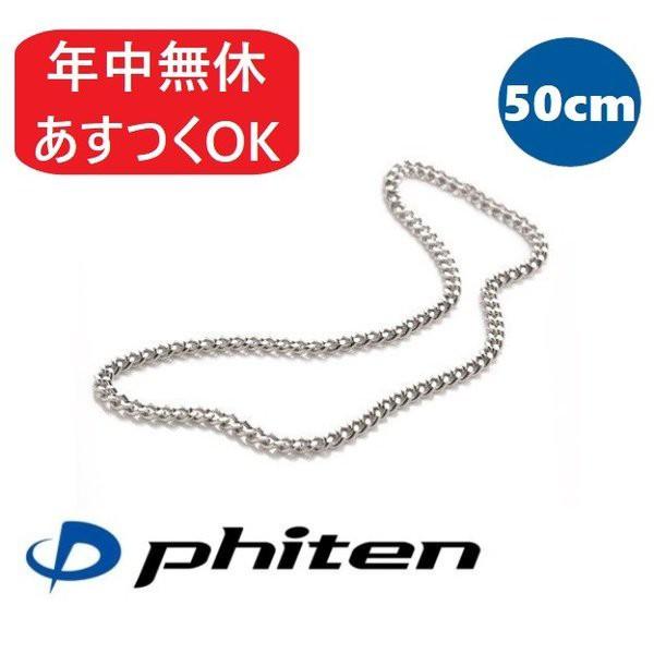 Phiten（ファイテン） チタンチェーン ネックレス 50cm | メンズ