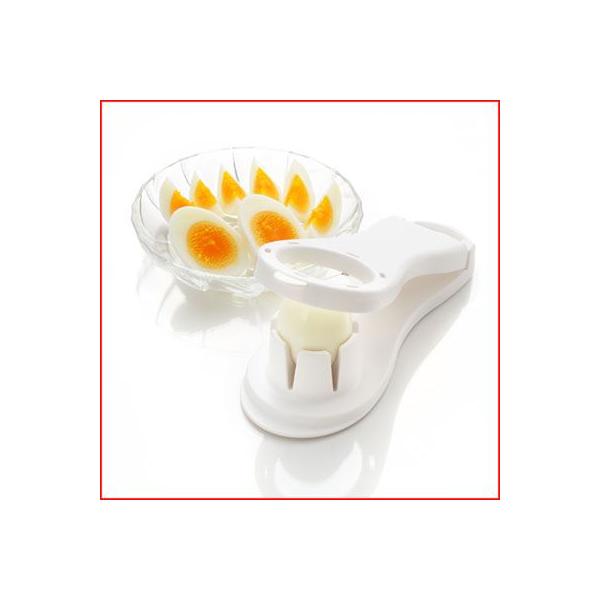 縦切りエッグカッター 6分割 3本線 GM-1501 ゆで卵カッター ゆで卵 等