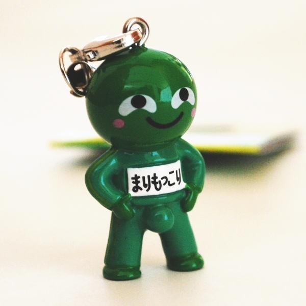 まりもっこり ストラップ グリーンジャージ 北海道 雑貨 お土産