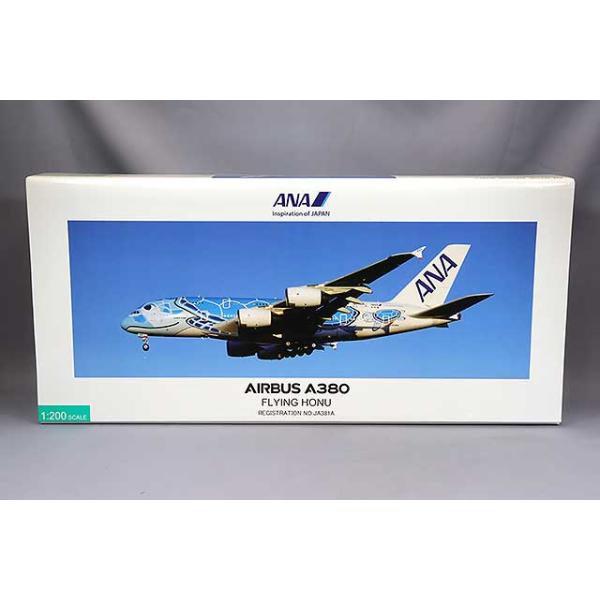 全日空商事 1/200 エアバス A380 ANA JA381A FLYING HONU ANAブルー