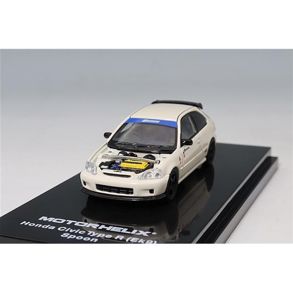 MOTORHELIX 1/64 ホンダ シビック タイプR (EK9) Spoon チャンピオン