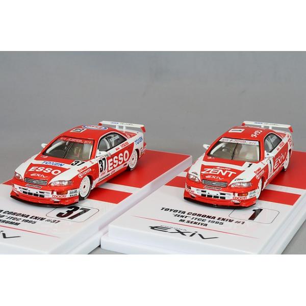 イノモデル 1/64 トヨタ コロナ EXiV 1995 JTCC 2台セット (