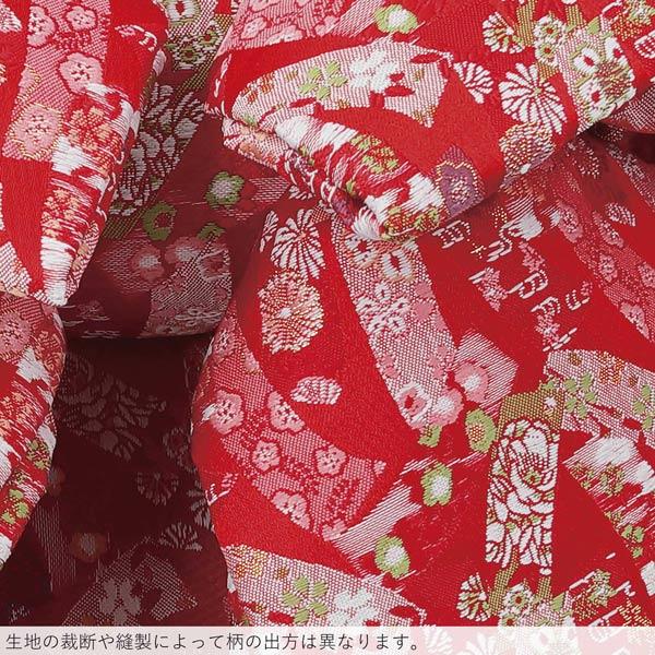 七五三 帯 7歳 ブランド 作り帯 Shikibu Roman 式部浪漫「赤 短冊