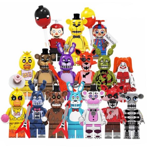 ファイブナイツアットフレディーズ FNaF ミニフィグ 16体 レゴ互換