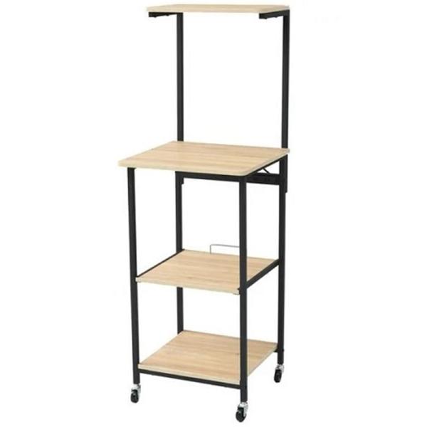 山善（YAMAZEN） レンジ台 ERB-4847(OAK/SBK) : ケーズデンキ Yahoo