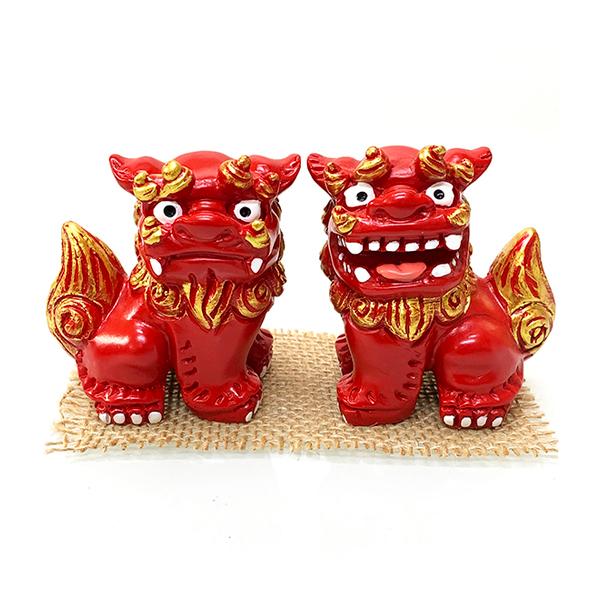 沖縄土産 シーサー 置物 ミニ 玄関 ペア 楽天シーサー