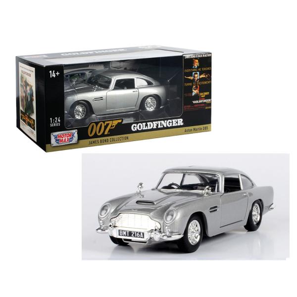 ミニカー 007 アストンマーチン DB5 1/24 AUTOWORLD ゴールド
