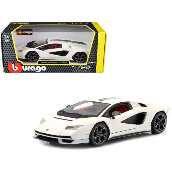 ミニカー 1/24 ブラゴ 2021 ランボルギーニ カウンタック LP800-4 白色