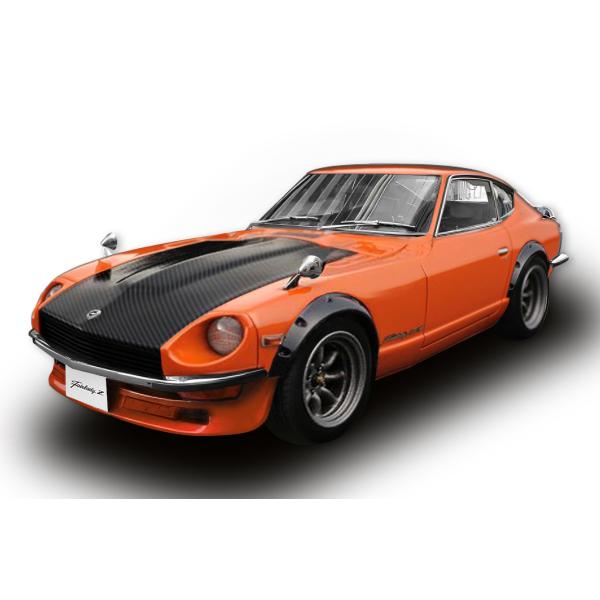 ミニカー 特別モデル 1/18 1970 ニッサン フェアレディZ 240Z オレンジ