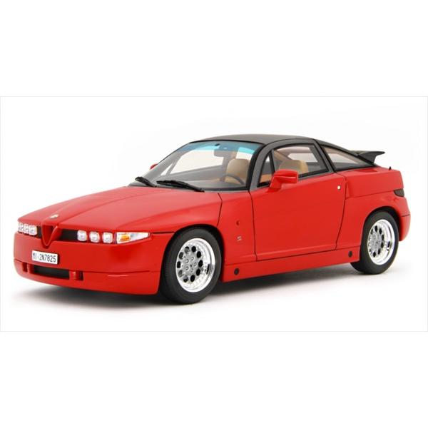 ミニカー 1/18 1989 アルファロメオ SZ 赤色 Alfa Romeo SZ Es 30 1989