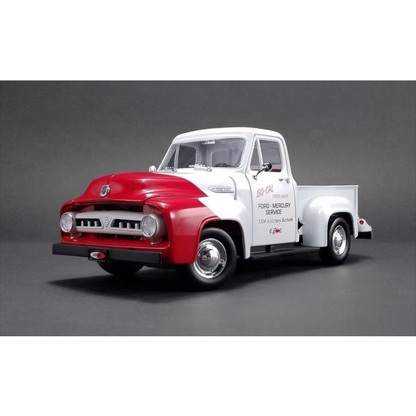 ミニカー 1/18 ACME 1956 フォード・F-100 ピックアップトラック 白