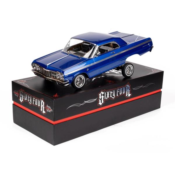 ラジコン 1/10 ローライダー インパラ メタリックブルー 超精密