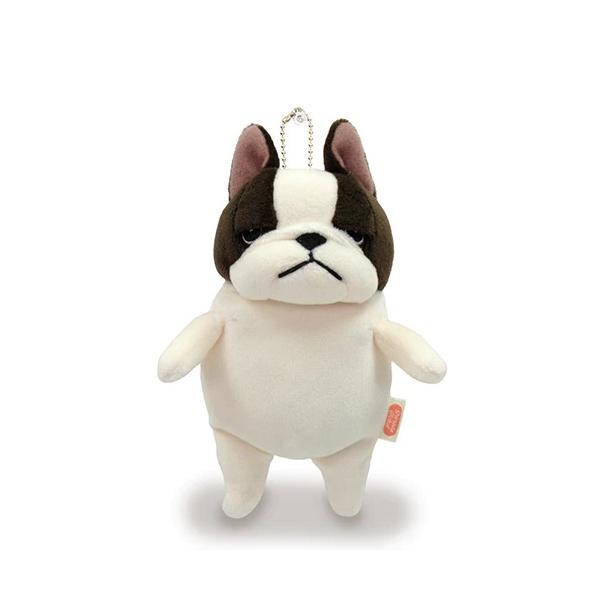 もちぶる バイド ミニ ボールチェーンマスコット ブルドッグ 白黒