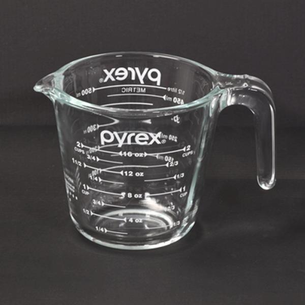 PYREX（パイレックス） 取っ手付きメジャーカップ 500ml 強化ガラス