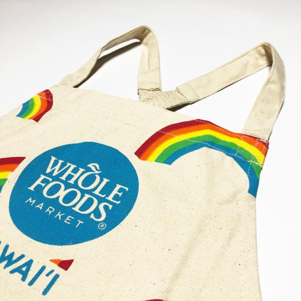 WHOLE FOODS MARKET ホールフーズマーケット エプロン【レインボー