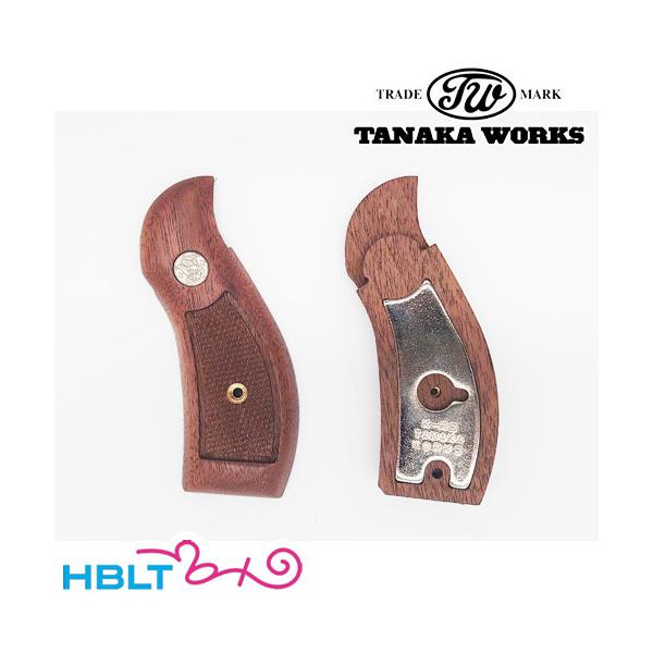 タナカワークス 木製グリップ＋Weight SW Kフレーム ラウンドバット