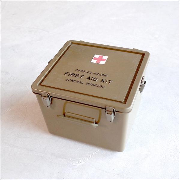 U.S.ARMY First Aid Kit Box アメリカ軍 ファーストエイドキット