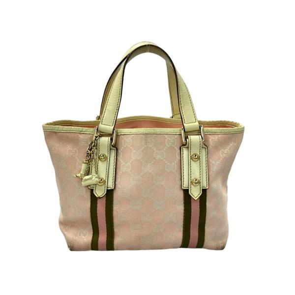 グッチ ミニトートバッグ ハンドバッグ GGキャンバス シェリー 139261