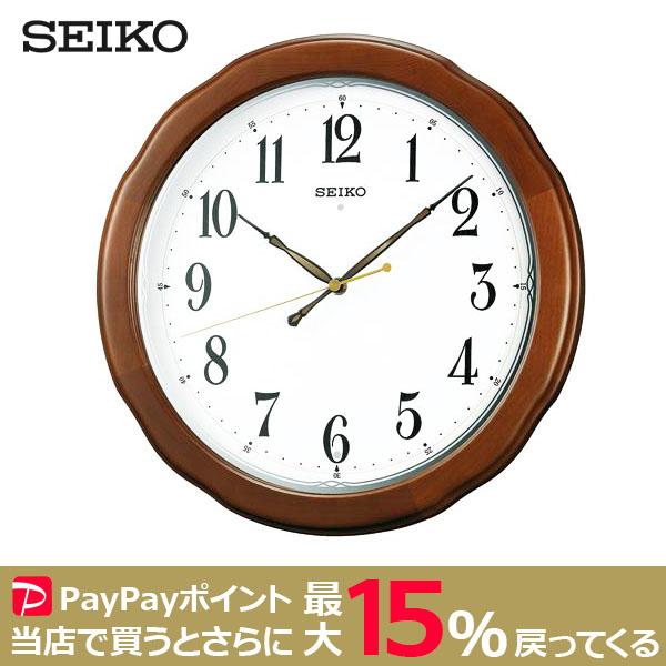 SEIKO（セイコー） 【期間限定特価】SEIKO 電波クロック ブラウン 木枠