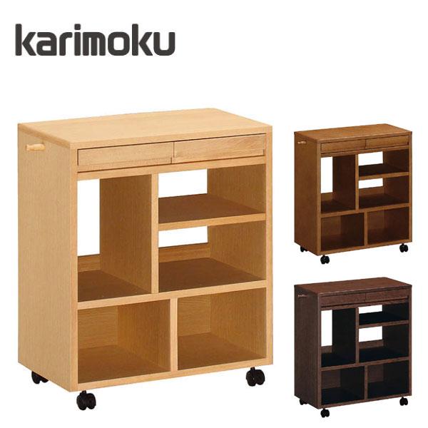 カリモク家具（KARIMOKU FURNITURE） カリモク デスクワゴン 木製