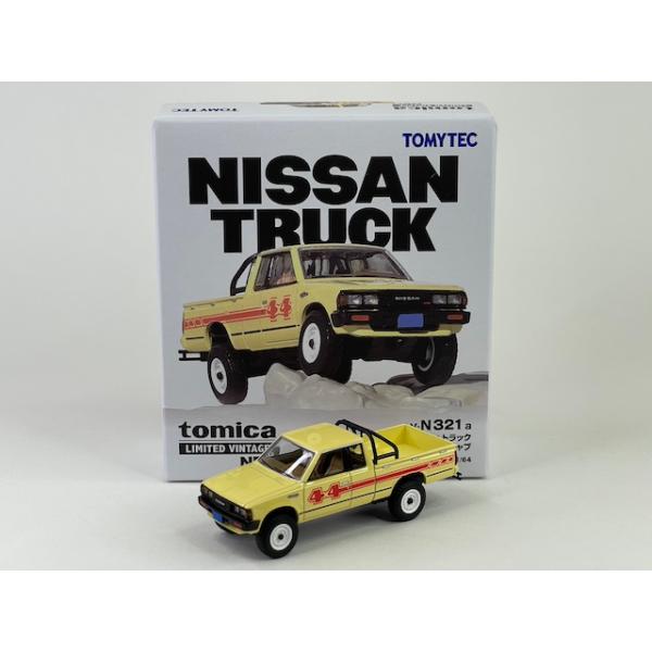 トミーテック LV-N321a ニッサン トラック 4X4 キングキャブ (黄) 北米