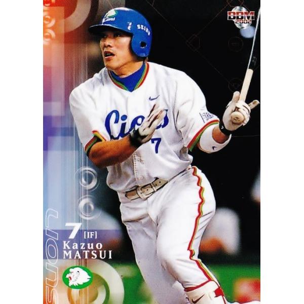 258 【松井稼頭央/西武ライオンズ】2002 BBM ベースボールカード 1st