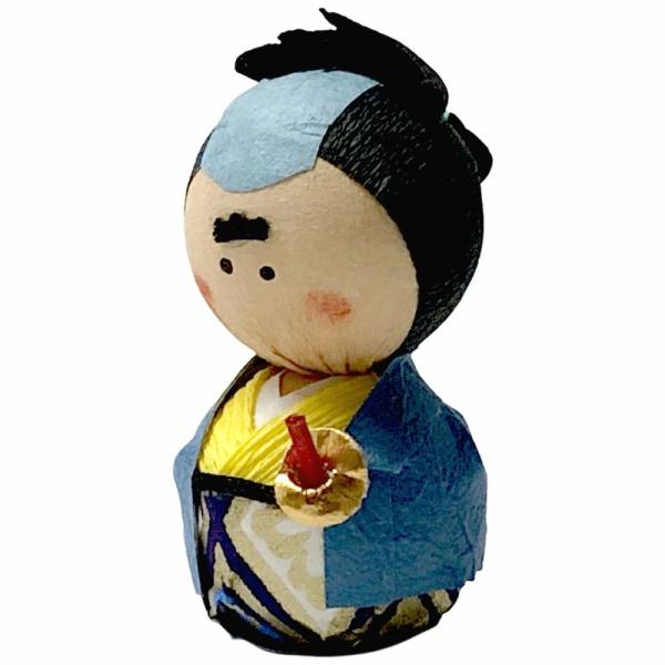 起き上がりこぼし人形 侍 サムライ 日本製 おきあがりこぼし