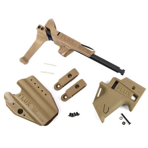 FLUX BRACE タイプ グロック用ストック ＆ ホルスター + フラッシュ