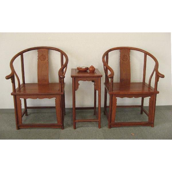 中国家具 FT505 アジアン家具 アンティーク調 花梨 明朝圏椅子セット