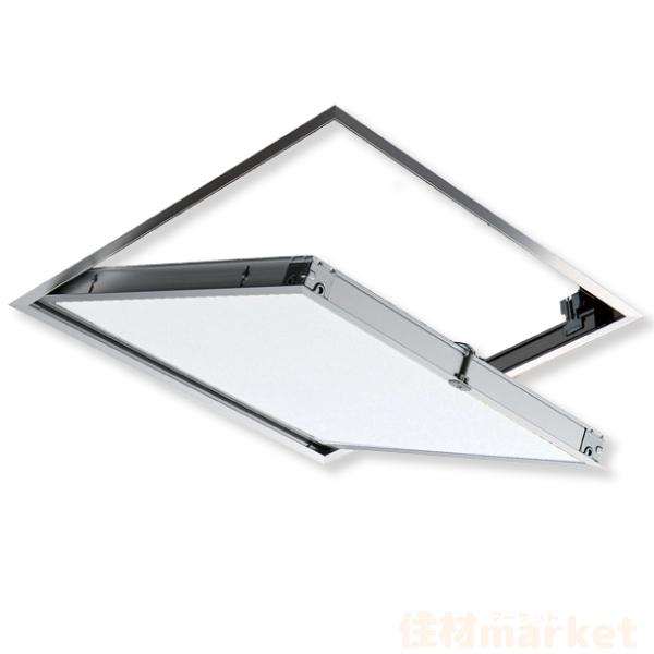 天井アルミ点検口 450角仕様 ホワイト【Z68345P】 ZENIYA : 住材
