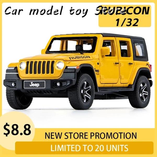 並行輸入品】ジープ 1:32 ラングラー ルビコン合金車モデル ダイ