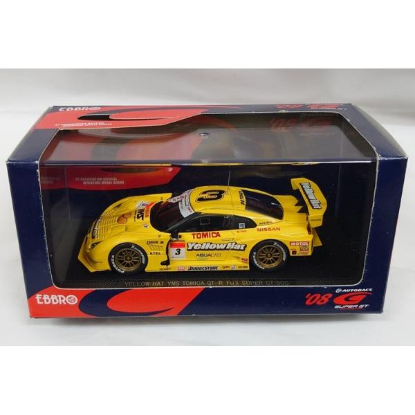 EBBRO エブロ 1/43ミニカー SUPER GT 500 YELLOW HAT YMS TOMICA GT-R
