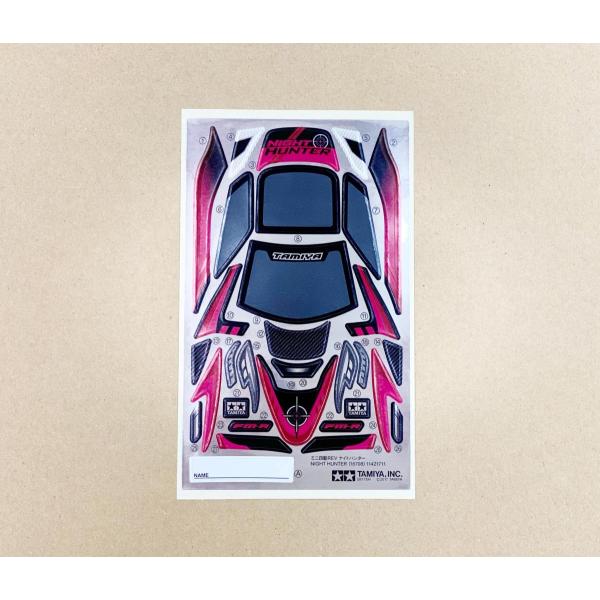 ミニ四駆 ナイトハンター ステッカー ミニ四駆REV18708 ばら売り