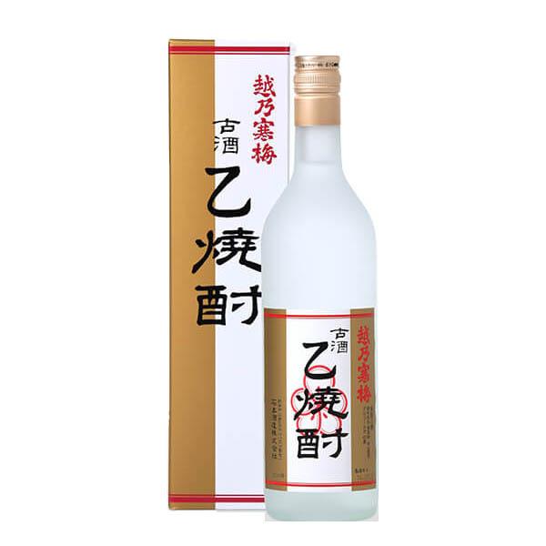 越乃寒梅 古酒 乙焼酎 720ml 化粧箱付 石本酒造 新潟 焼酎 限定 ギフト