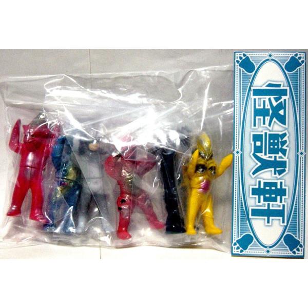 ソフビ 怪獣軒 シルバー仮面 ミニソフビ Aセット : 御宅家本舗OTAKICK