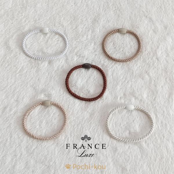 France Luxe ヘアゴム フランスラックス L.Erickson ナローグラブ