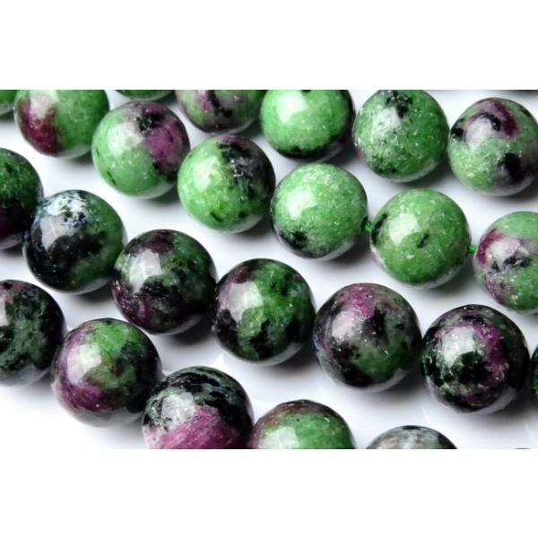 ルビーインゾイサイト」10mm 1連（約38cm）_R1649-10 ☆5000円以上