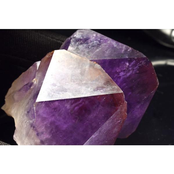 1点物】魔除けのお守り アメジスト 60x44x65mm クラスター 原石