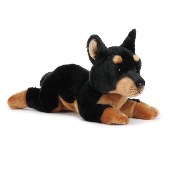 ぬいぐるみ ドーベルマン 長さ37cm □ 犬 子犬 ドッグ 動物 トイ